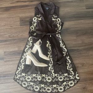 2 for 20$ offer Summer cotton dress faux wrap dress with sash